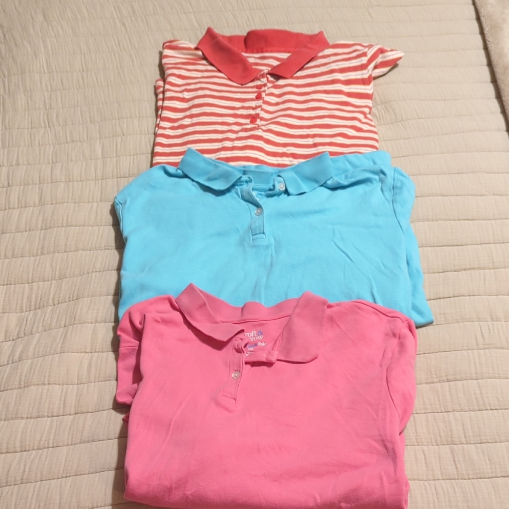 3 Short Sleeve Women's Polos XXL